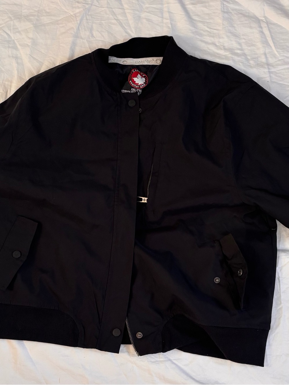 Canada Weather Gear Black Bomber Jacket